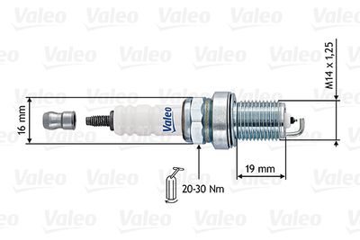  246917 VALEO Свеча зажигания