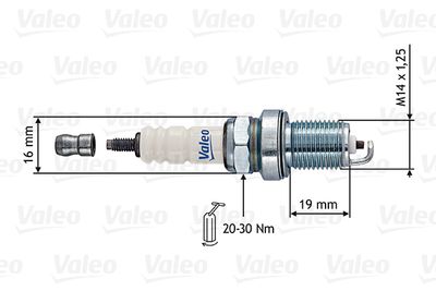  246871 VALEO Свеча зажигания