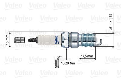  246868 VALEO Свеча зажигания