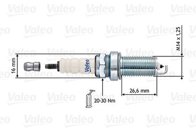  246889 VALEO Свеча зажигания