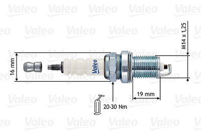  246884 VALEO Свеча зажигания