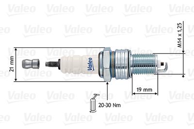  246894 VALEO Свеча зажигания