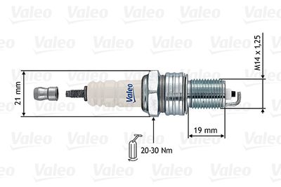  246891 VALEO Свеча зажигания