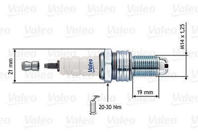  246907 VALEO Свеча зажигания