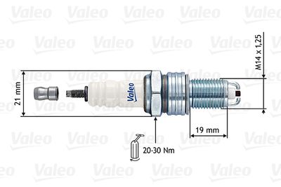  246887 VALEO Свеча зажигания