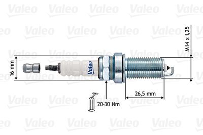  246918 VALEO Свеча зажигания