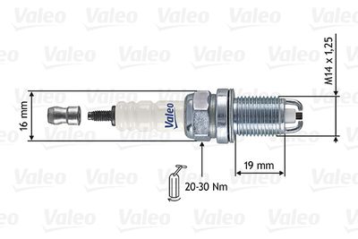  246850 VALEO Свеча зажигания