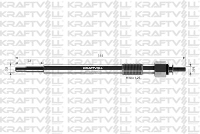  05030120 KRAFTVOLL GERMANY Свеча накаливания