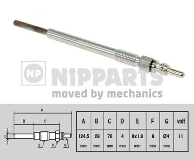  N5712026 NIPPARTS Свеча накаливания