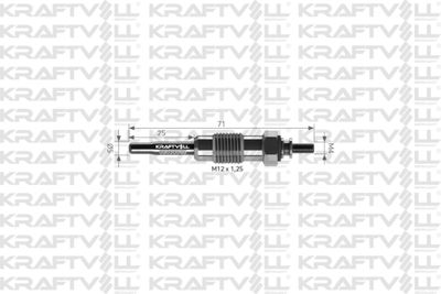  05030065 KRAFTVOLL GERMANY Свеча накаливания