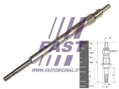  FT82720 FAST Свеча накаливания