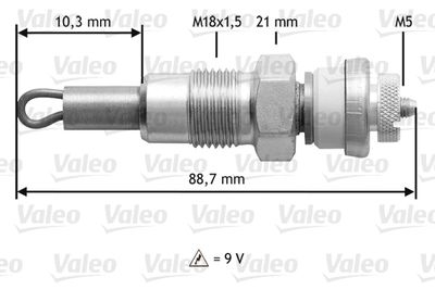  345156 VALEO Свеча накаливания