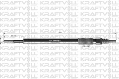  05030132 KRAFTVOLL GERMANY Свеча накаливания