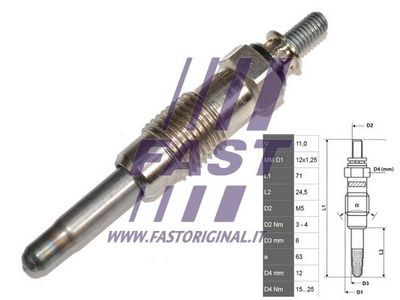  FT82710 FAST Свеча накаливания