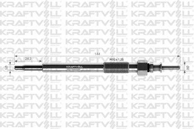  05030038 KRAFTVOLL GERMANY Свеча накаливания