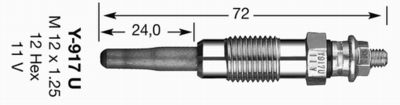  3219 NGK Свеча накаливания