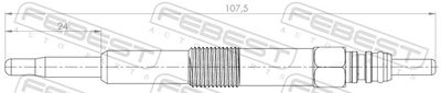  29642-001 FEBEST Свеча накаливания