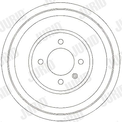  329313J JURID Тормозной барабан