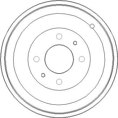  NDR028 NATIONAL Тормозной барабан