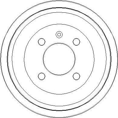  NDR323 NATIONAL Тормозной барабан