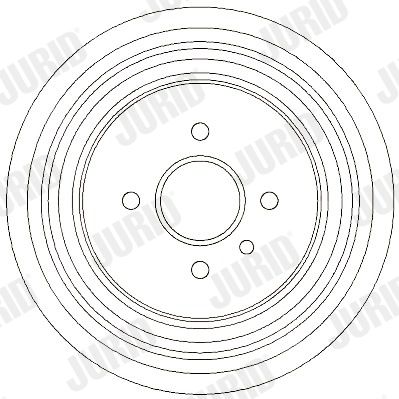  329282J JURID Тормозной барабан