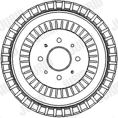  329013J JURID Тормозной барабан