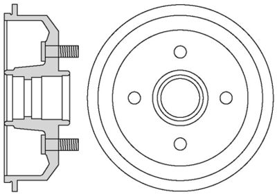  VBD637 MOTAQUIP Тормозной барабан