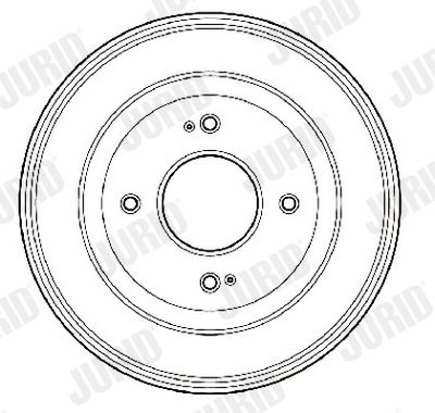  329061J JURID Тормозной барабан