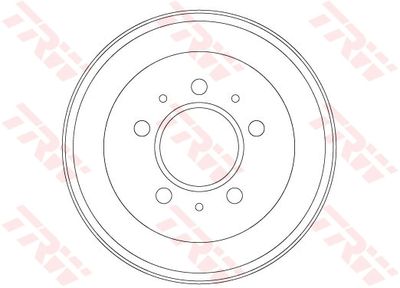  DB4453 TRW Тормозной барабан