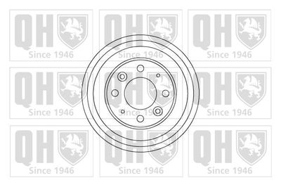  BDR554 QUINTON HAZELL Тормозной барабан