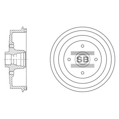  SD3036 Hi-Q Тормозной барабан