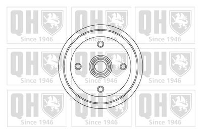  BDR252 QUINTON HAZELL Тормозной барабан