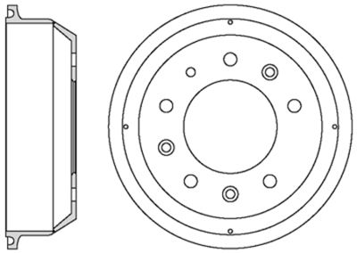  VBE631 MOTAQUIP Тормозной барабан