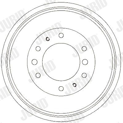  329296J JURID Тормозной барабан