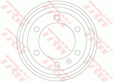  DB4397 TRW Тормозной барабан