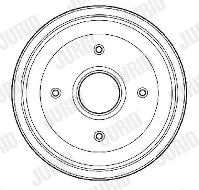  329703J JURID Тормозной барабан