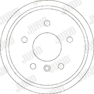  329240J JURID Тормозной барабан