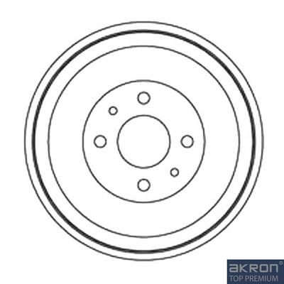  1120001 AKRON-MALÒ Тормозной барабан