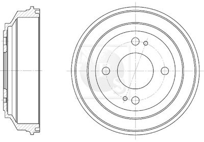  H340A00 NPS Тормозной барабан