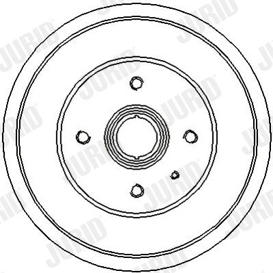  329023J JURID Тормозной барабан