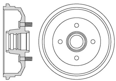  VBD672 MOTAQUIP Тормозной барабан