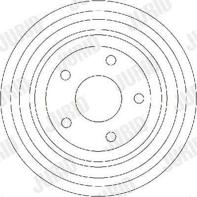  329181J JURID Тормозной барабан