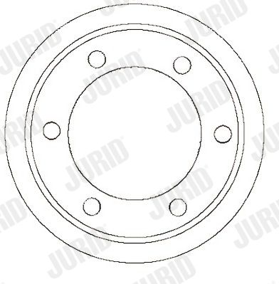  329252J JURID Тормозной барабан