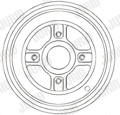  329219J JURID Тормозной барабан