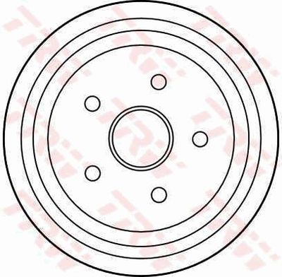  DB4145 TRW Тормозной барабан