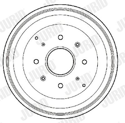  329167J JURID Тормозной барабан