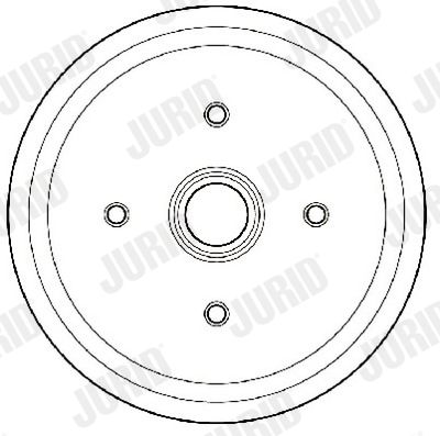  329199J JURID Тормозной барабан