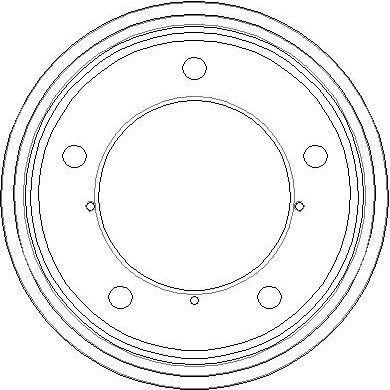  NDR199 NATIONAL Тормозной барабан