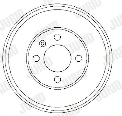  329235J JURID Тормозной барабан