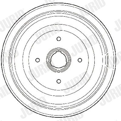  329133J JURID Тормозной барабан